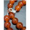Image 3 : SILVER GENUINE ROUND CARNELIAN (185ct) NECKLACE 16"