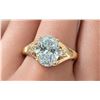 Image 1 : 10K (1.41g) LAB DIAMOND (0.6+0.04ct) RING, Size 7.25