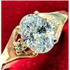 Image 2 : 10K (1.41g) LAB DIAMOND (0.6+0.04ct) RING, Size 7.25