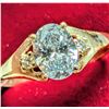 Image 3 : 10K (1.41g) LAB DIAMOND (0.6+0.04ct) RING, Size 7.25