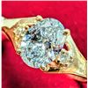 Image 4 : 10K (1.41g) LAB DIAMOND (0.6+0.04ct) RING, Size 7.25