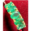 Image 4 : 10K (2.12g) NATURAL EMERALD (2.3ct) RING, Size 6