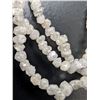 Image 7 : SILVER (2.2g) NATURAL DIAMOND (11.93ct) UNCUT RAW DIAMOND BEADS NECKLACE 16"