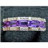 Image 4 : SILVER (2.63g) AMETHYST (2.5ct) RING