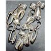 Image 2 : SILVER (9g) PACK OF 10PCS PENDANT CLASP