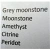 Image 4 : LOOSE MOONSTONE, AMETHYST, CITRINE AND PERIDOT (APP 12ct) GEMSTONE