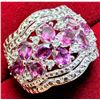 Image 2 : SILVER (5.94g) GRAPE GARNET (2.6ct) RING