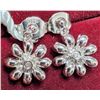 Image 3 : SILVER (1.62g) GENUINE DIAMOND (0.02ct) EARRING