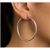 Image 1 : SILVER (2.63g) HOOP 35MM EARRING