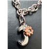 Image 2 : SILVER (2.5g) GENUINE DIAMOND (0.01ct) BRACELET 6.5"