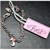 Image 3 : SILVER (2.5g) GENUINE DIAMOND (0.01ct) BRACELET 6.5"