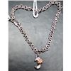 Image 4 : SILVER (2.5g) GENUINE DIAMOND (0.01ct) BRACELET 6.5"