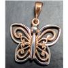 Image 5 : SILVER (1.47g) BUTTERFLY 2 TONE PENDANT
