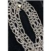 Image 3 : SILVER (16.88g) ITALY RHODIUM PLATED HOLLOW STYLE CHAIN 24"