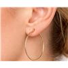 Image 1 : 10K (0.82g) HOOP 27MM EARRING