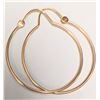 Image 3 : 10K (0.82g) HOOP 27MM EARRING