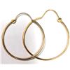 Image 5 : 10K (0.82g) HOOP 27MM EARRING