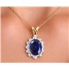 Image 1 : SILVER (0.9g), GENUINE BLUE SAPPHIRE (1.4ct) PENDANT