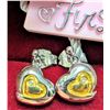 Image 3 : SILVER (1.67g) GENUINE DIAMOND (0.02ct) EARRING