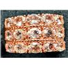 Image 3 : SILVER (4.62g) MORGANITE ROSE GOLD PLATED (5.25ct) RING