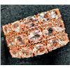 Image 5 : SILVER (4.62g) MORGANITE ROSE GOLD PLATED (5.25ct) RING