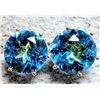 Image 6 : 14K (0.9g) BLUE TOPAZ (2.6ct) EARRING