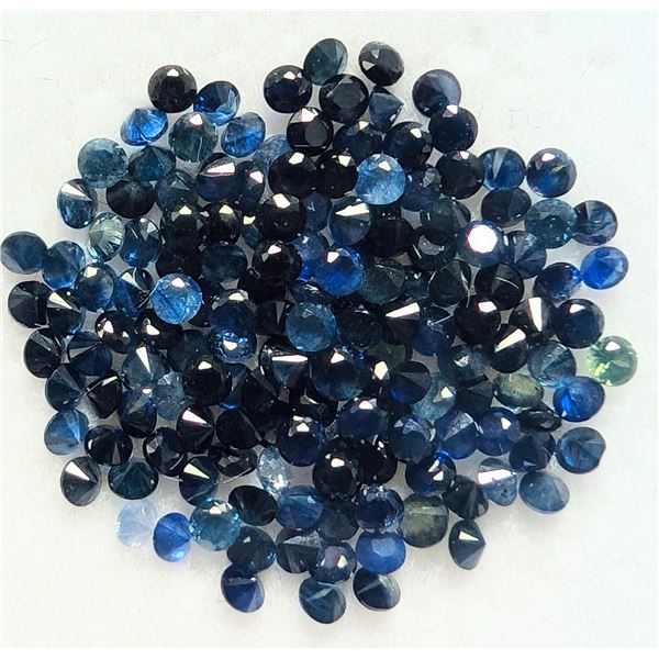 GENUINE LOOSE ASSORTED BLUE SAPPHIRE 1.2-1.4MM (2.5ct) GEMSTONE