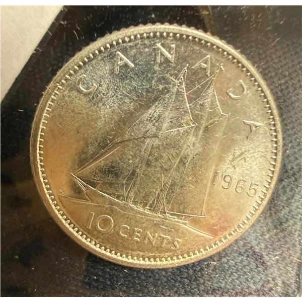 CANADA 10 CENT 1965