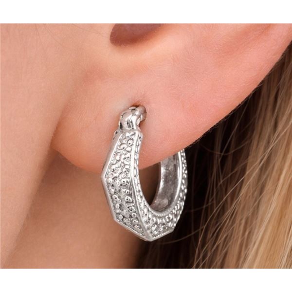 SILVER (1.31g) SMALL HOOP 15MM EARRING