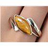 Image 1 : SILVER (1.98g) TIGER EYES RING