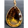 Image 1 : 10K (2.56g) CITRINE (15ct) PENDANT