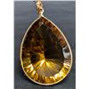 Image 2 : 10K (2.56g) CITRINE (15ct) PENDANT