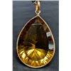 Image 3 : 10K (2.56g) CITRINE (15ct) PENDANT