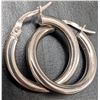 Image 1 : SILVER (2.74g) HOOP 20MM EARRING