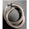 Image 2 : SILVER (2.74g) HOOP 20MM EARRING