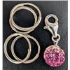 Image 1 : SILVER 2 EARRING & 1 PENDANT SET