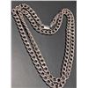 Image 2 : SILVER (10.26g) HOLLOW RHODIUM PLATED CHAIN 20"