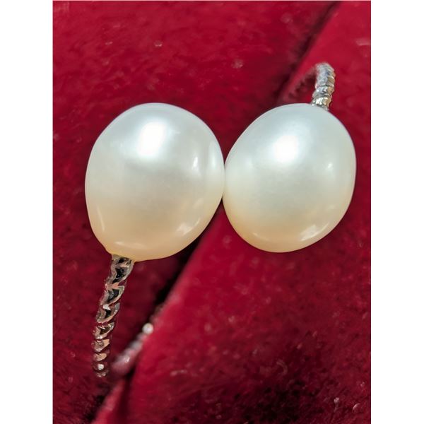 BASE METAL GENUINE FRESH WATER PEARL RING