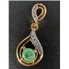 Image 1 : SILVER EMERALD (APP 0.2ct) PENDANT