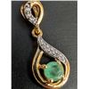 Image 2 : SILVER EMERALD (APP 0.2ct) PENDANT
