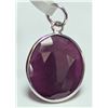 Image 1 : 10K (1.42g) NATURAL RUBY UNHEAT (5ct) PENDANT