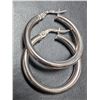 Image 2 : SILVER (3.05g) HOOP 23MM EARRING