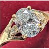 Image 1 : 10K (1.41g) LAB DIAMOND (0.6+0.04ct) RING