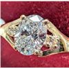Image 3 : 10K (1.41g) LAB DIAMOND (0.6+0.04ct) RING