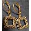Image 1 : SILVER (2.11g) GENUINE DIAMOND LATTICE DESIGN (APP 0.2ct) EARRING