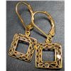 Image 3 : SILVER (2.11g) GENUINE DIAMOND LATTICE DESIGN (APP 0.2ct) EARRING