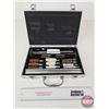 Image 1 : Gun Cleaning Kit w/Aluminum Carry Case (Multiple Calibers) (Unused) (Measures : 8"H x 12"W x 2"D)