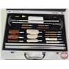 Image 2 : Gun Cleaning Kit w/Aluminum Carry Case (Multiple Calibers) (Unused) (Measures : 8"H x 12"W x 2"D)