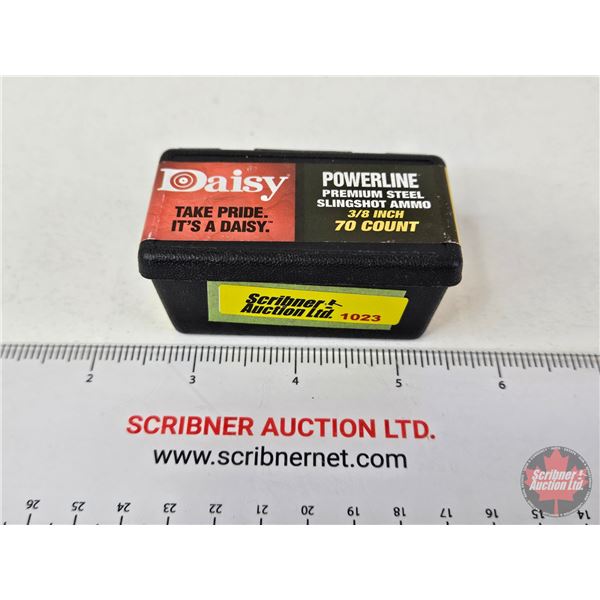 Daisy Powerline Premium Steel Slingshot Ammo (3/8"Dia) (69 Count)