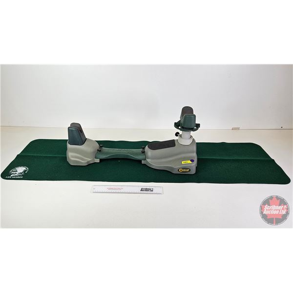 Caldwell Steady Rest NXT Adjustable Gun Rest w/Shooting Mat  (Mat Measures : 54 L)